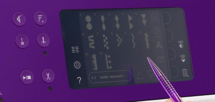 PFAFF® Color Touch Screen