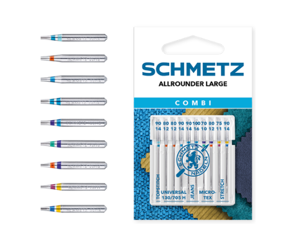 Schmetz Allrounder | Topstitch | Universal | Jeans | Microtex | Stretch