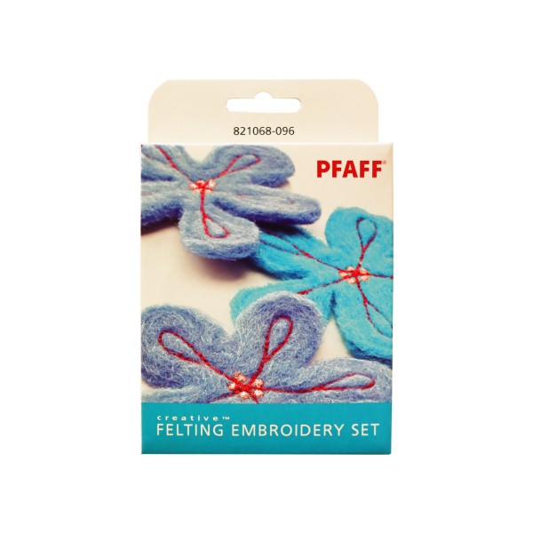 Pfaff creative™ Filzeffekt Stickset / Embroidery Felting Set